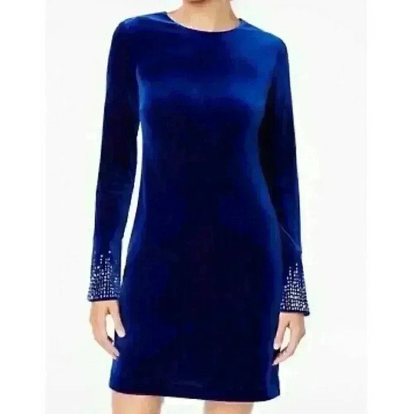 Calvin Klein Velvet Dress - Picture 2 of 15